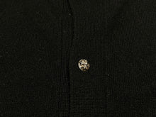 Load image into Gallery viewer, CHROME HEARTS クロムハーツ カシミヤ ニット ボタンベスト サイズＬ 黒 美品 中古 4b010874