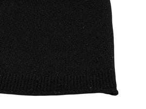 CHROME HEARTS クロムハーツ カシミヤ ニット ボタンベスト サイズＬ 黒 美品 中古 4b010874