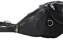 Load image into Gallery viewer, CHROME HEARTS クロムハーツ SNAT PACK #1 LRG NYLON スナットパック #1 ラージ ボディバッグ ブラック シルバー925 美品 中古 4b012195