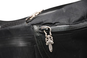CHROME HEARTS クロムハーツ SNAT PACK #1 LRG NYLON スナットパック #1 ラージ ボディバッグ ブラック シルバー925 美品 中古 4b012195