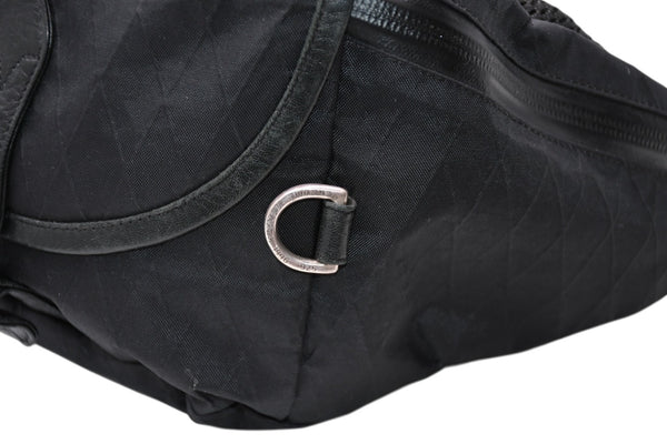 CHROME HEARTS クロムハーツ SNAT PACK #1 LRG NYLON スナットパック #1 ラージ ボディバッグ ブラック シルバー925 美品 中古 4b012195