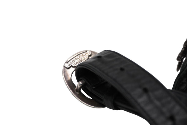 CHROME HEARTS クロムハーツ SNAT PACK #1 LRG NYLON スナットパック #1 ラージ ボディバッグ ブラック シルバー925 美品 中古 4b012195