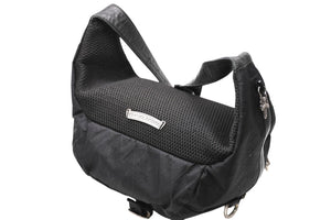 CHROME HEARTS クロムハーツ SNAT PACK #1 LRG NYLON スナットパック #1 ラージ ボディバッグ ブラック シルバー925 美品 中古 4b012195