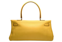 Load image into Gallery viewer, 極美品 HERMES エルメス SHOULDER KELLY ショルダーケリー ショルダーバッグ トリヨンクレマンス イエロー シルバー金具 □M刻印 中古 4b012175