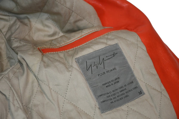 Yohji Yamamoto ヨウジヤマモト POUR HOMME プールオム 22nd Century Sweetheart マーメイド レザージャケット サイズM 美品 中古 4b013350