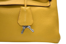 Load image into Gallery viewer, 極美品 HERMES エルメス SHOULDER KELLY ショルダーケリー ショルダーバッグ トリヨンクレマンス イエロー シルバー金具 □M刻印 中古 4b012175