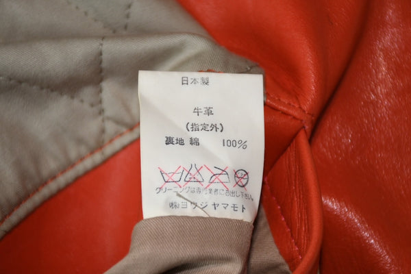 Yohji Yamamoto ヨウジヤマモト POUR HOMME プールオム 22nd Century Sweetheart マーメイド レザージャケット サイズM 美品 中古 4b013350