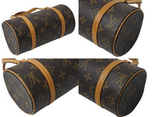 Load image into Gallery viewer, LOUIS VUITTON ルイヴィトン ハンドバッグ ミニパピヨン19 モノグラム ブラウン M51389 ゴールド金具 美品 中古 4b001218