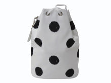 画像をギャラリービューアに読み込む, 極美品 PRADA プラダ ハンドバッグ ポーチ リナイロン ラフシモンズ 1NA369 ナイロン ドット柄 ホワイト ブラック 中古 4b001222