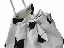 画像をギャラリービューアに読み込む, 極美品 PRADA プラダ ハンドバッグ ポーチ リナイロン ラフシモンズ 1NA369 ナイロン ドット柄 ホワイト ブラック 中古 4b001222