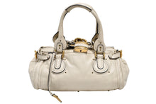 画像をギャラリービューアに読み込む, Chloe クロエ ハンドバッグ パディントン ワンショルダーバッグ アイボリー レザー B19FG0 ゴールド金具 美品 中古 4b012222