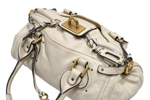 画像をギャラリービューアに読み込む, Chloe クロエ ハンドバッグ パディントン ワンショルダーバッグ アイボリー レザー B19FG0 ゴールド金具 美品 中古 4b012222