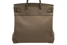 Load image into Gallery viewer, 新品同様 HERMES エルメス Haut a Courroies オータクロア40 ハンドバッグ トワル トゴ ツンドラ SV シルバー金具 B刻印 中古 4b012202
