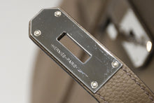Load image into Gallery viewer, 新品同様 HERMES エルメス Haut a Courroies オータクロア40 ハンドバッグ トワル トゴ ツンドラ SV シルバー金具 B刻印 中古 4b012202