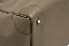 Load image into Gallery viewer, 新品同様 HERMES エルメス Haut a Courroies オータクロア40 ハンドバッグ トワル トゴ ツンドラ SV シルバー金具 B刻印 中古 4b012202