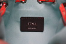 Load image into Gallery viewer, 極美品 FENDI フェンディ モントレゾール ミニ 2WAYバッグ ハンドバッグ ショルダーバッグ 8BS029 レッド 中古 4b011787