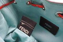 Load image into Gallery viewer, 極美品 FENDI フェンディ モントレゾール ミニ 2WAYバッグ ハンドバッグ ショルダーバッグ 8BS029 レッド 中古 4b011787