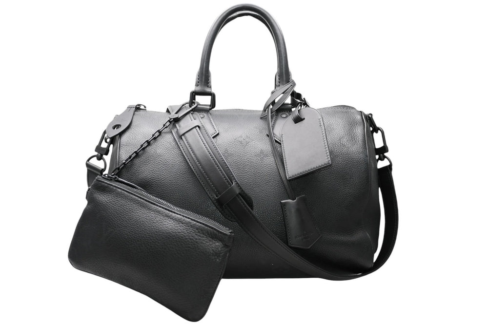 Very good condition LOUIS VUITTON Speedy P9 Bandouliere 30 Handbag M13904 Monogram Ultra Black Used 4b012236