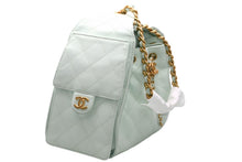 Load image into Gallery viewer, 新品同様 CHANEL シャネル シャネル25 スモール ハンドバッグ AS5293 ランダム番台 ココマーク キャビアスキン グリーン 中古 4b012309