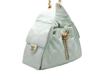 Load image into Gallery viewer, 新品同様 CHANEL シャネル シャネル25 スモール ハンドバッグ AS5293 ランダム番台 ココマーク キャビアスキン グリーン 中古 4b012309