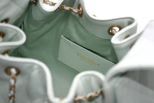 Load image into Gallery viewer, 新品同様 CHANEL シャネル シャネル25 スモール ハンドバッグ AS5293 ランダム番台 ココマーク キャビアスキン グリーン 中古 4b012309