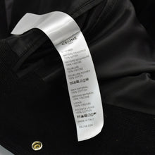 Load image into Gallery viewer, CELINE セリーヌ ジャケット テディジャケット バーシティジャケット コーデュロイ ブラック オフホワイト コットン レーヨン サイズ50 中古 4b012287