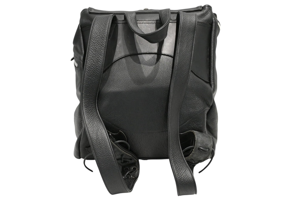 Very good condition CHROME HEARTS BS Flare Backpack Rucksack Gunslinger Leather Silver 925 Black Used 4b012530