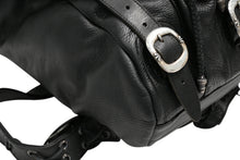 Load image into Gallery viewer, 極美品 CHROME HEARTS クロムハーツ BSフレア バックパック リュック ガンスリンガー レザー シルバー925 ブラック 中古 4b012530