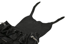 Load image into Gallery viewer, 極美品 CHROME HEARTS クロムハーツ BSフレア バックパック リュック ガンスリンガー レザー シルバー925 ブラック 中古 4b012530