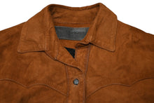 Load image into Gallery viewer, CHROME HEARTS クロムハーツ フリンジ スエード ジャケット レディース ブラウン 美品 中古 4b012316
