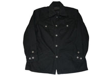 Load image into Gallery viewer, 極美品 CHROME HEARTS クロムハーツ OLD DENIM WESTERN ウエスタン デニム ジャケット ブラック 黒 サイズM 中古 4b012292