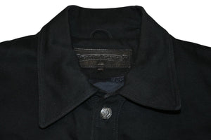 極美品 CHROME HEARTS クロムハーツ OLD DENIM WESTERN ウエスタン デニム ジャケット ブラック 黒 サイズM 中古 4b012292