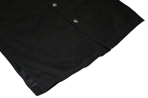 極美品 CHROME HEARTS クロムハーツ OLD DENIM WESTERN ウエスタン デニム ジャケット ブラック 黒 サイズM 中古 4b012292