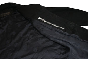 極美品 CHROME HEARTS クロムハーツ OLD DENIM WESTERN ウエスタン デニム ジャケット ブラック 黒 サイズM 中古 4b012292