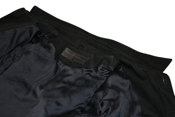 極美品 CHROME HEARTS クロムハーツ OLD DENIM WESTERN ウエスタン デニム ジャケット ブラック 黒 サイズM 中古 4b012292