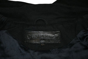 極美品 CHROME HEARTS クロムハーツ OLD DENIM WESTERN ウエスタン デニム ジャケット ブラック 黒 サイズM 中古 4b012292