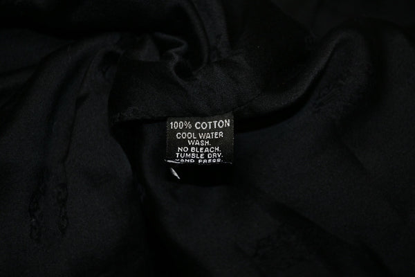 極美品 CHROME HEARTS クロムハーツ OLD DENIM WESTERN ウエスタン デニム ジャケット ブラック 黒 サイズM 中古 4b012292