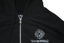 Load image into Gallery viewer, CHROME HEARTS クロムハーツ CHクロス フレームドクロス ジップ プリント パーカー サイズXXL 美品 中古 4b012315