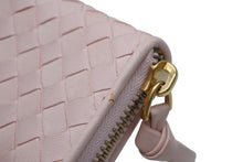 Load image into Gallery viewer, 極美品 Bottega Veneta ボッテガヴェネタ コインケース イントレチャート イタリア製 レザー ピンク ゴールド金具 中古 4b011880