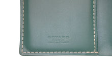 Load image into Gallery viewer, 新品未使用 GOYARD ゴヤール SAINT MARC サンマルク パスケース カードケース グリーン ヘリンボーン柄 中古 4b012350