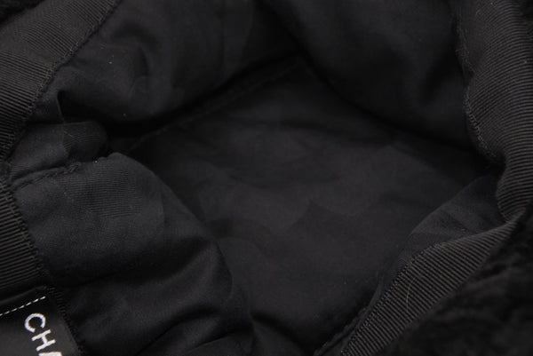 新品未使用 CHANEL シャネル チャプカ帽子 2025-2026AW AAB266 B21494 U2819 ツイード スパンコール ブラック グレー ゴールド金具 中古 4b012352