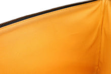 Load image into Gallery viewer, 極美品 GOYARD ゴヤール セナMM クラッチバッグ ヘリンボーン柄 ブラック ブラウン PVC レザー 中古 4b012357