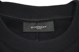 極美品 GIVENCHY ジバンシー FLAME フレイム SS14 トレーナー スウェット 14S 7326 653 ポルトガル製 コットン ブラック オレンジ サイズXS 中古 4b012359