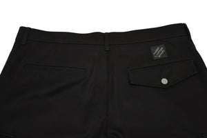 極美品 LOUIS VUITTON ルイヴィトン カーゴ パンツ RM261MQ コットン サイズ48 総柄 ブラック 中古 4b012148