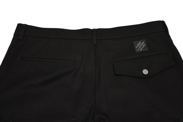 極美品 LOUIS VUITTON ルイヴィトン カーゴ パンツ RM261MQ コットン サイズ48 総柄 ブラック 中古 4b012148