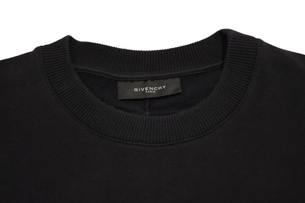極美品 GIVENCHY ジバンシー FLAME フレイム SS14 トレーナー スウェット 14S 7326 653 ポルトガル製 コットン ブラック オレンジ サイズXS 中古 4b012359