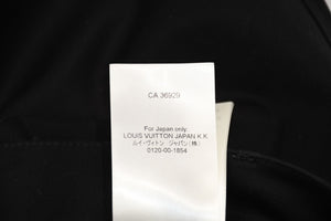 極美品 LOUIS VUITTON ルイヴィトン カーゴ パンツ RM261MQ コットン サイズ48 総柄 ブラック 中古 4b012148