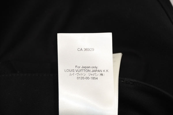 極美品 LOUIS VUITTON ルイヴィトン カーゴ パンツ RM261MQ コットン サイズ48 総柄 ブラック 中古 4b012148