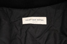 Load image into Gallery viewer, DRIES VAN NOTEN ドリス ヴァン ノッテン 14AW Back Zip Bomber Jacket バックジップ ボンバージャケット サイズ46 ブラック 美品 中古 4b012166