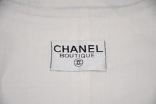 Load image into Gallery viewer, 極美品 CHANEL シャネル VINTAGE ヴィンテージ 90's ベースボールシャツ ココマーク オフホワイト ブラック アーカイブ 中古 4b012550